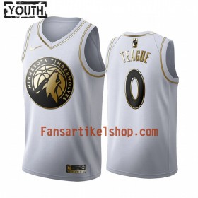 NBA Minnesota Timberwolves Trikot Jeff Teague 0 Nike 2019-2020 Weiß Golden Edition Swingman - Kinder